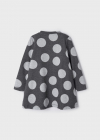 MAYORAL dievčenské vzorované šaty-tunika 4976-016 grey