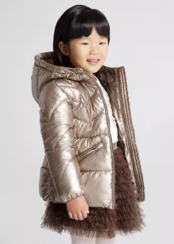 MAYORAL dievčenská zimná bunda 4491-055 gold