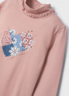 MAYORAL dievčenský bavlnený rolák 4023-026 rose