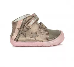 D.D.STEP dievčenské barefoot topánky 073-445A light grey