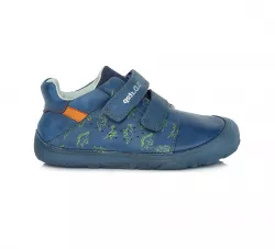D.D.STEP chlapčenské barefoot topánky 073-919 bermuda blue