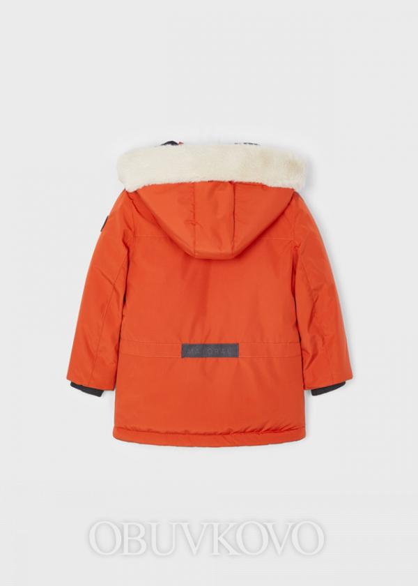 MAYORAL zimný kabát nepremokavý 2420-087 orange