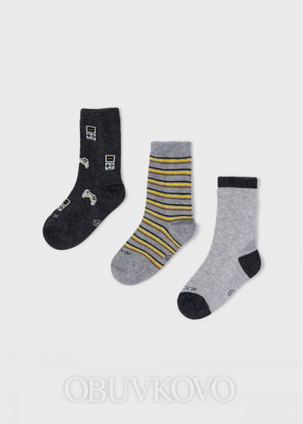 MAYORAL chlapčenské ponožky 3 páry 10322-081