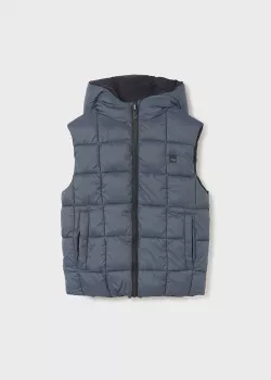 MAYORAL obojstranná prešívaná vesta 7367-027 dark navy