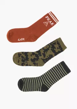 LOSAN chlapčenské ponožky 3 páry R001 color