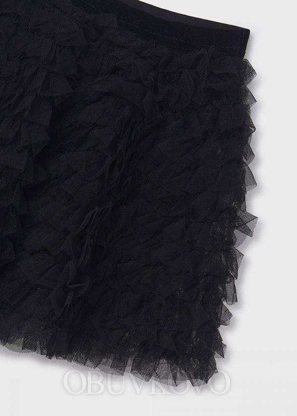 Tylová sukňa  MAYORAL 4945-042 black