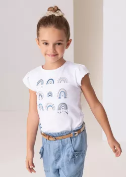 MAYORAL dievčenské tričko s potlačou 