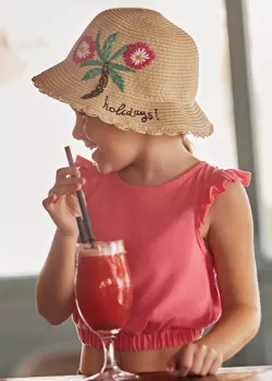 Dievčenský letný klobúk 