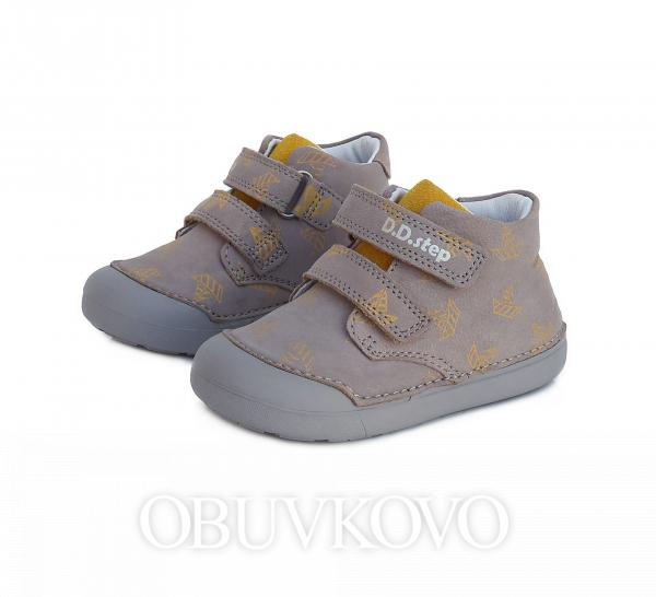 D.D.STEP chlapčenská celokožená obuv 