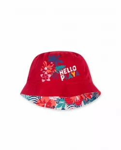 Dievčenský obojstranný letný klobúk