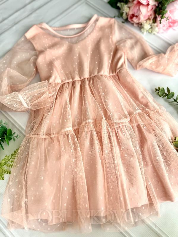 Dievčenské  šaty elegantné 