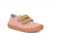 FRODDO barefoot plátená detská obuv VEGAN pink