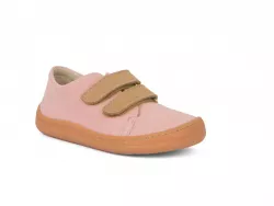 FRODDO barefoot plátená detská obuv VEGAN pink