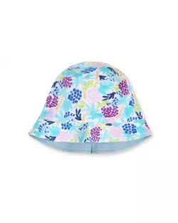 Dievčenský obojstranný letný klobúk 