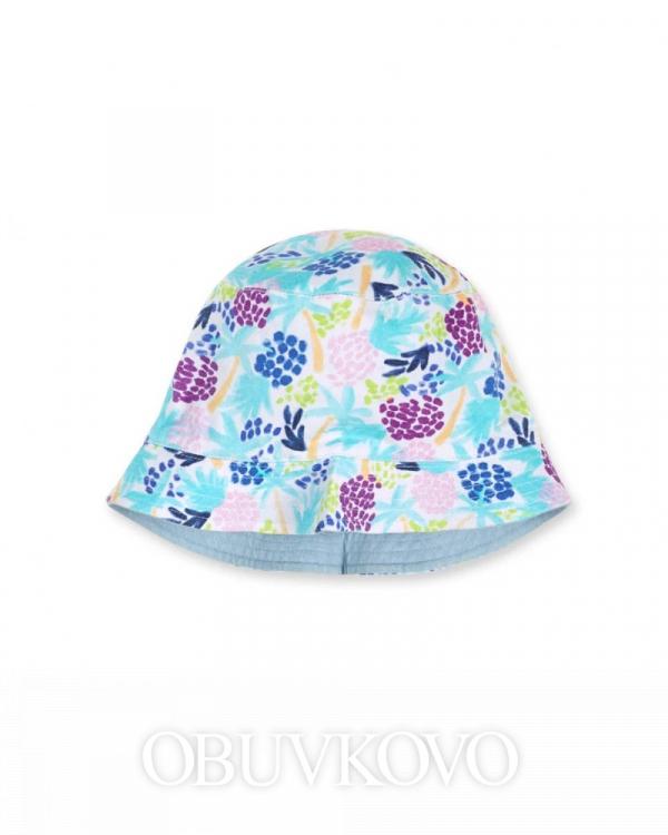 Dievčenský obojstranný letný klobúk 