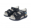 D.D.STEP chlapčenské celokožené sandále 