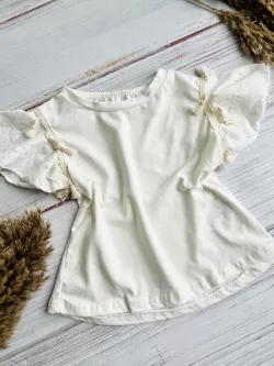 Dievčenské bavlnené tričko Boho