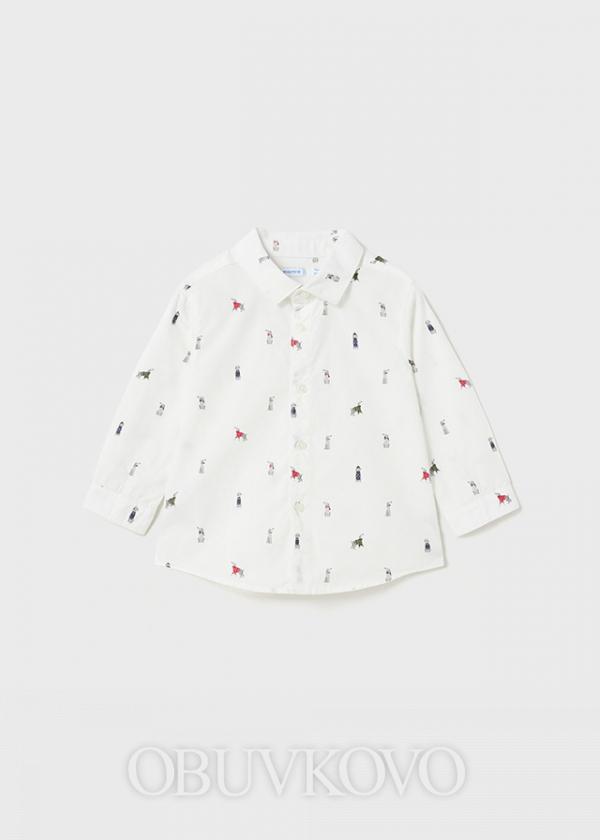 MAYORAL chlapčenská košeľa 2176-051 white