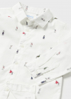 MAYORAL chlapčenská košeľa 2176-051 white