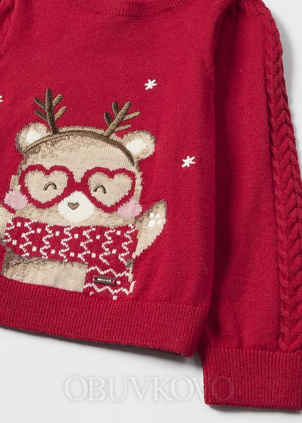 MAYORAL dievčenský pulover 2312-038 red