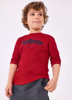 Chlapčenské tričko s dlhým rukávom a s potlačou