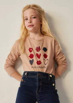 Dievčenské dlhorukávové tričko 