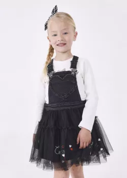 Dievčenská sukňa na traky