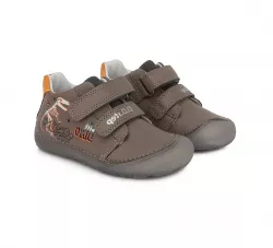 D.D.STEP chlapčenské barefoot topánky 073-328 grey