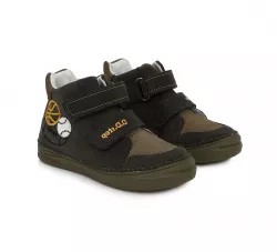 D.D.STEP kotníková chlapčenská obuv 040-357A khaki