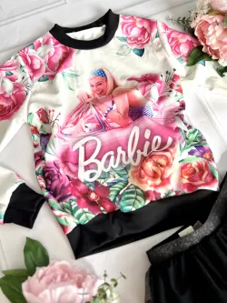 Dievčenské tričko - mikina BARBIE