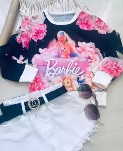 Dievčenské tričko - mikina BARBIE