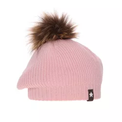 Dievčenská zimná čiapka - baretka