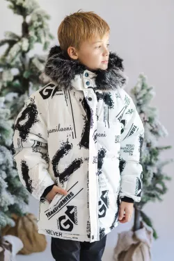Nepremokavá zimná bunda s kapucňou 