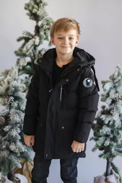 Nepremokavá zimná bunda s kapucňou 
