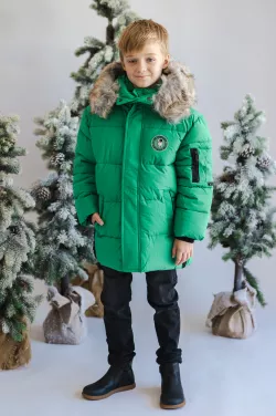 Zimná bunda pre chlapcov s kožušinkou