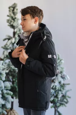 Nepremokavá chlapčenská bunda s kapucňou 