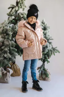 Nepremokavá dievčenská zimná bunda