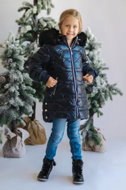 Nepremokavá dievčenská zimná bunda