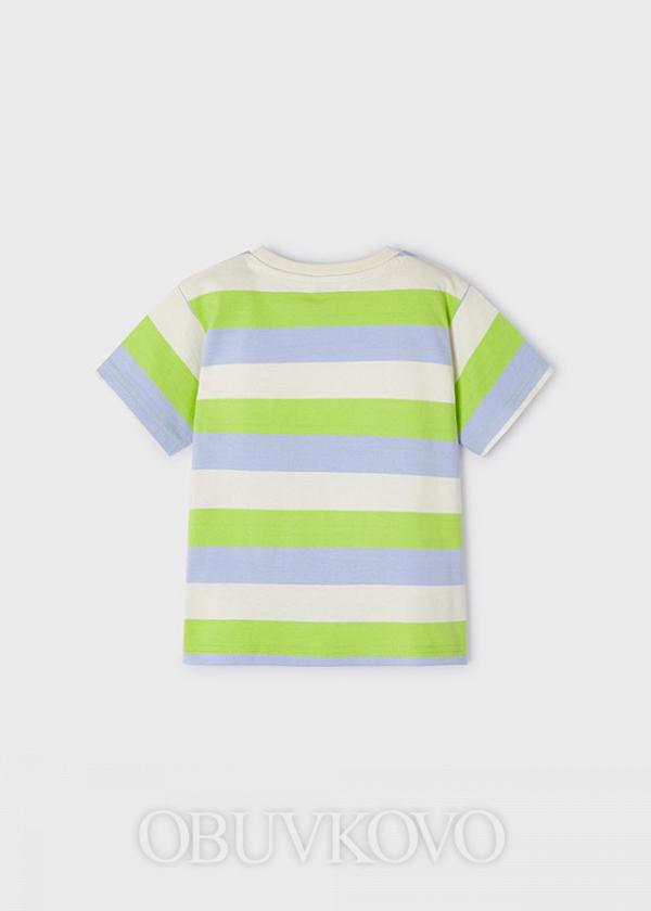 MAYORAL  chlapčenské pásikavé bavlnené tričko 