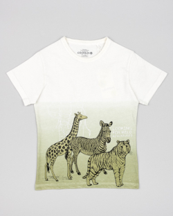 Chlapčenské bavlnené tričko safari