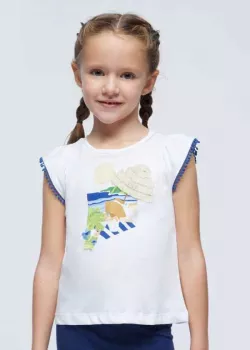 MAYORAL dievčenské tričko s potlačou