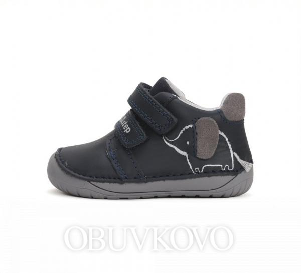 BAREFOOT kožená chlapčenská obuv DDSTEP 