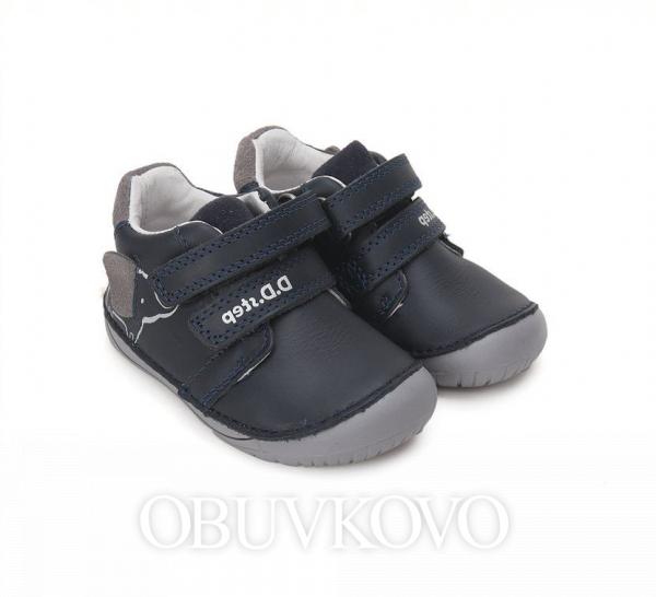 BAREFOOT kožená chlapčenská obuv DDSTEP 