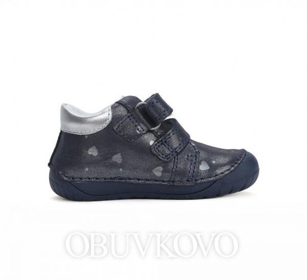 BAREFOOT kožená dievčenská obuv DDSTEP 