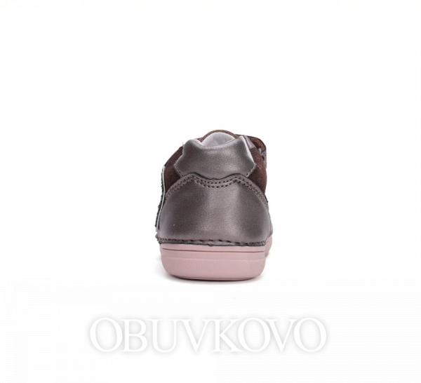 Celokožená dievčenská obuv D.D.STEP 