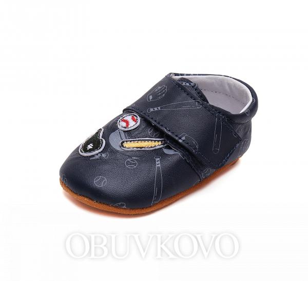 Chlapčenské kožené capačky D.D.STEP 