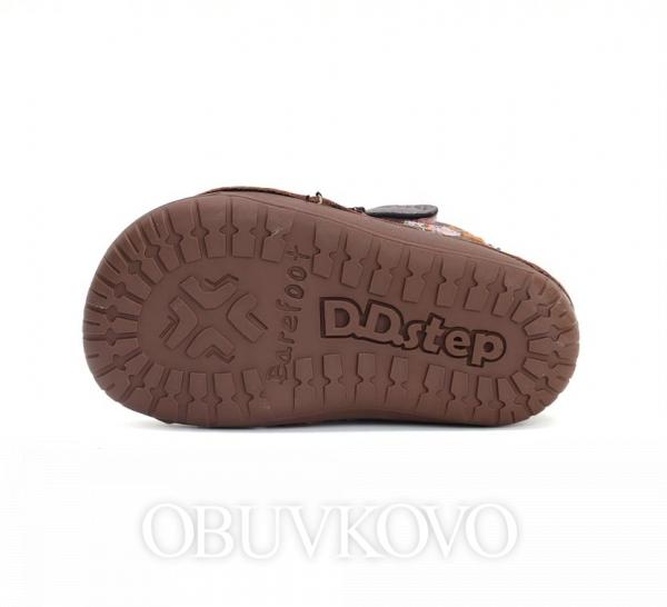 Dievčenské barefoot zimné čižmy D.D.STEP 