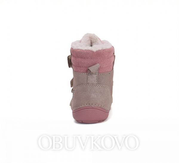Dievčenské barefoot zimné čižmy D.D.STEP