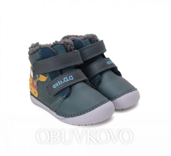 Chlapčenské barefoot zimné čižmy D.D.STEP