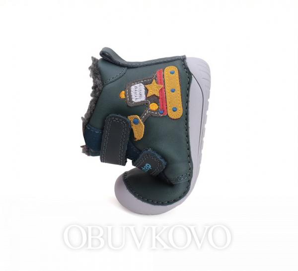 Chlapčenské barefoot zimné čižmy D.D.STEP